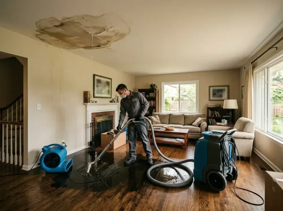 attic-pipe-burst-ceiling-drip-008 — frequently asked questions, Water Damage Restoration & Carpet Care in Westbrook, ME